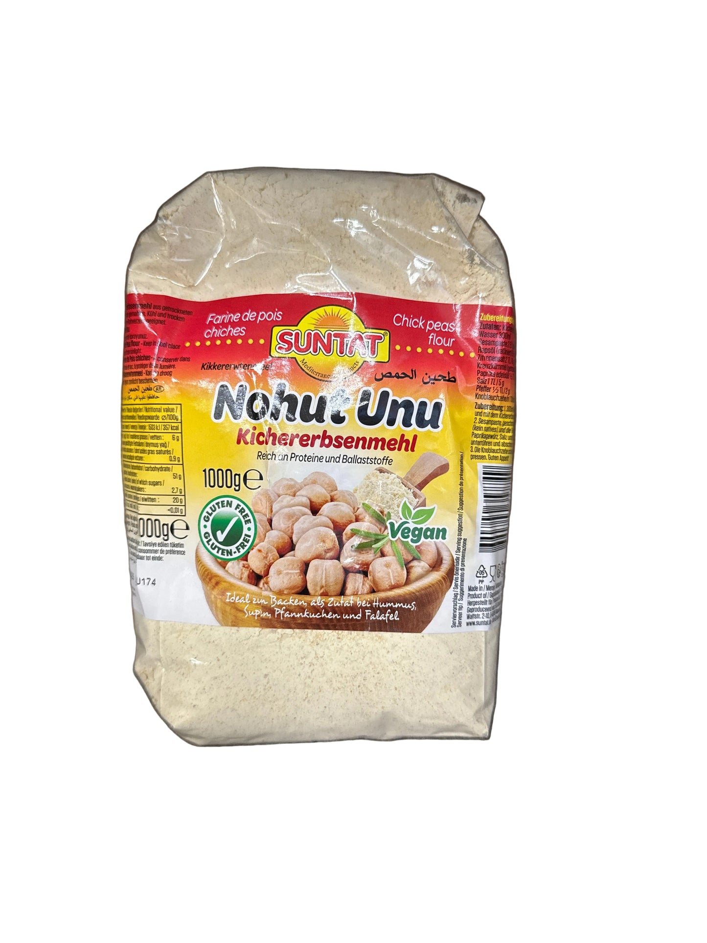 SUNTAT - FARINE DE POIS CHICHE - 1kg