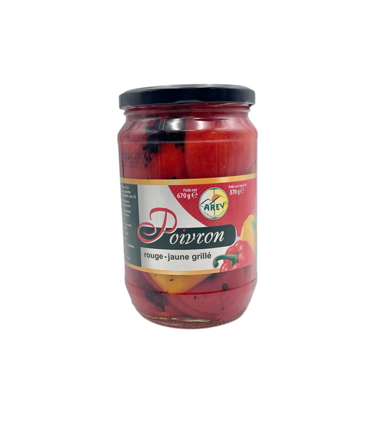 AREV - POIVRONS GRILLÉS - 670g