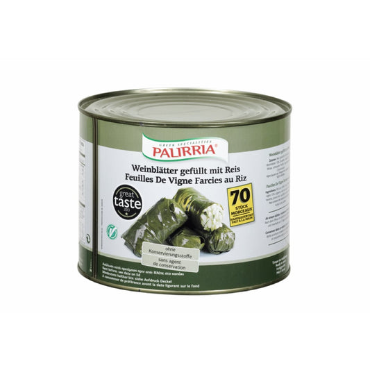 PALIRIA - FEUILLES DE VIGNE FARCIES - 2,1kg