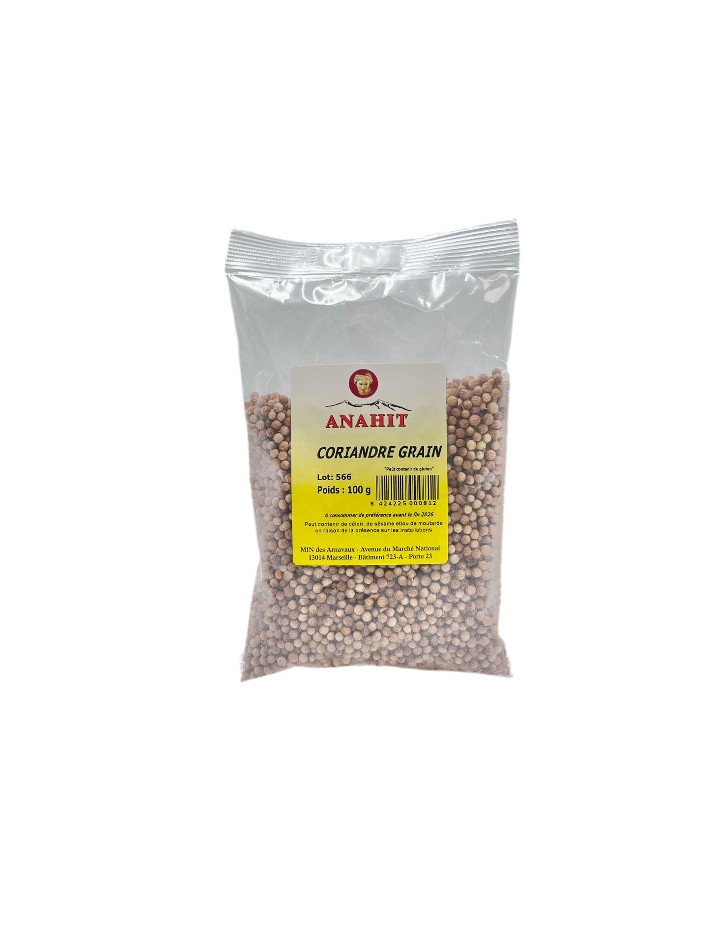 ANAHIT - CORIANDRE GRAIN - 100g