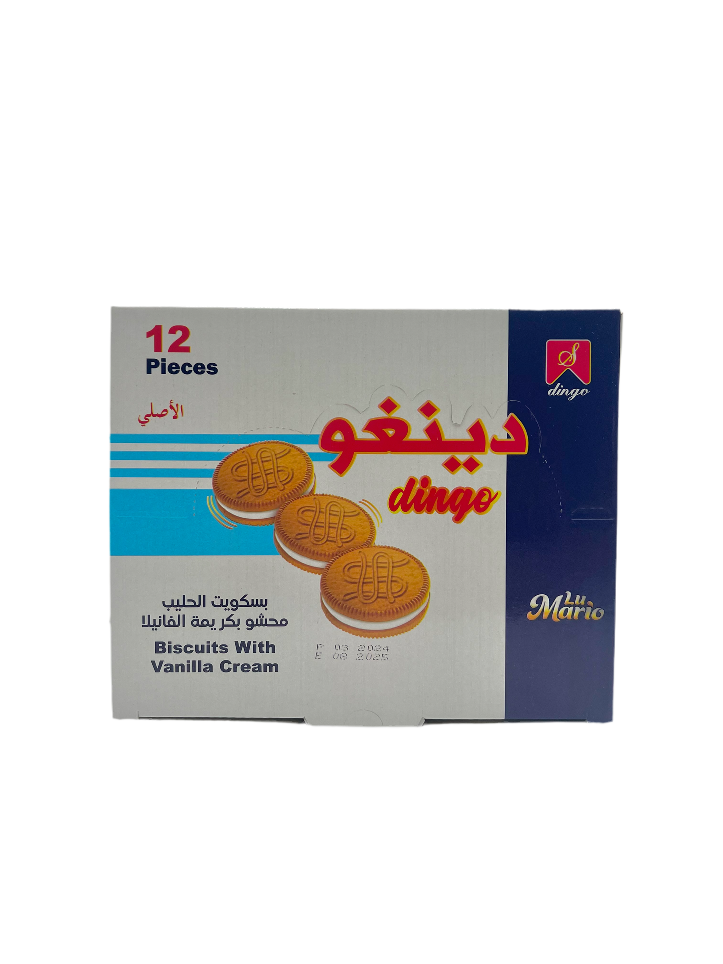 DINGO - BISCUIT VANILLE - 12x25g