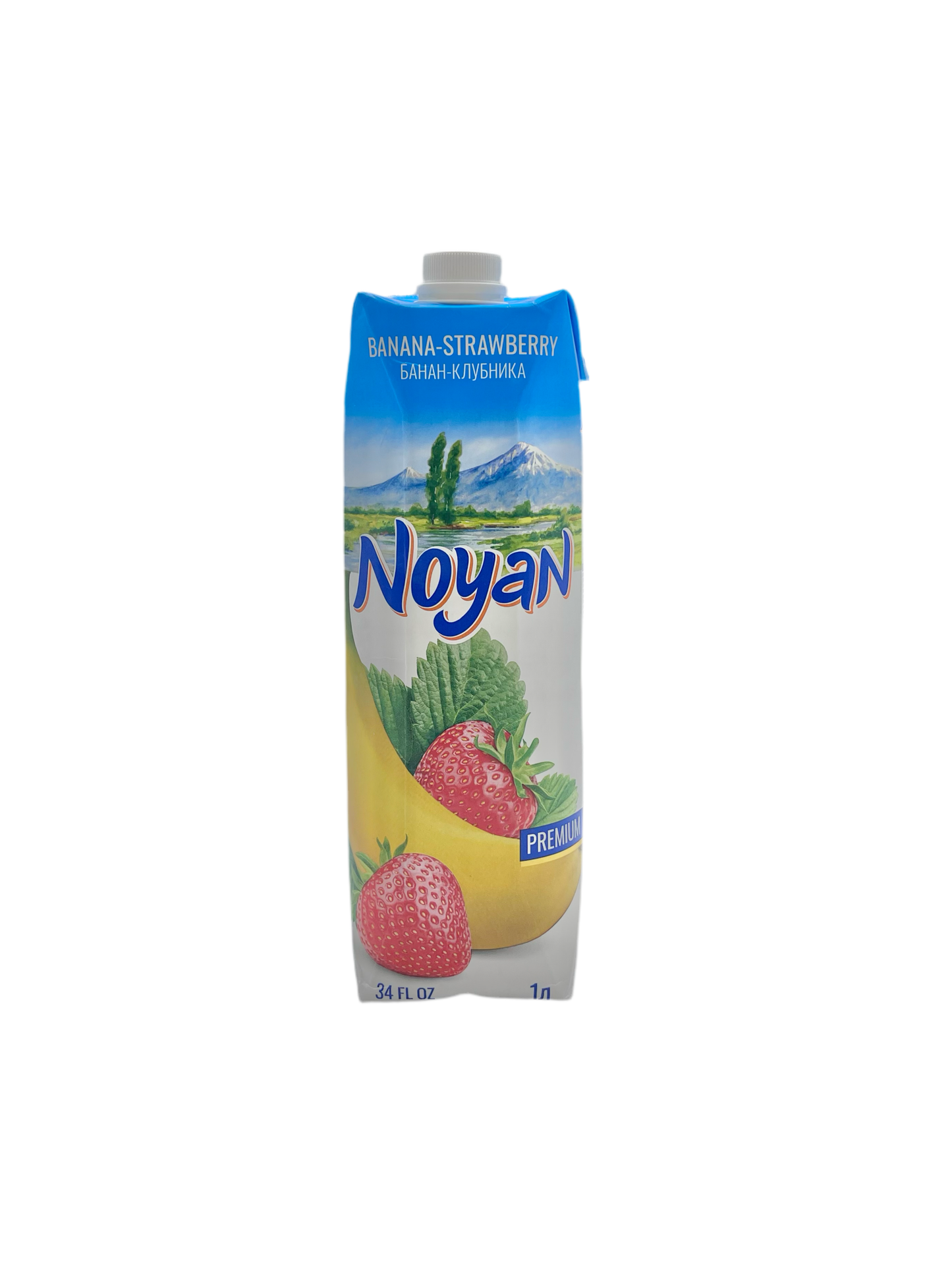 NOYAN - JUS BANANE & FRAISE -1L
