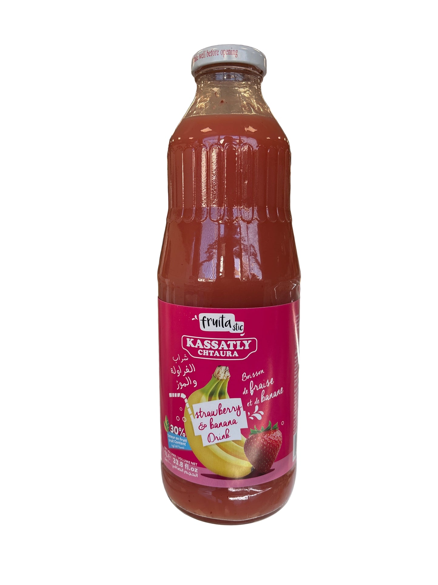 KASSATLY - JUS FRAISE BANANE - 1L