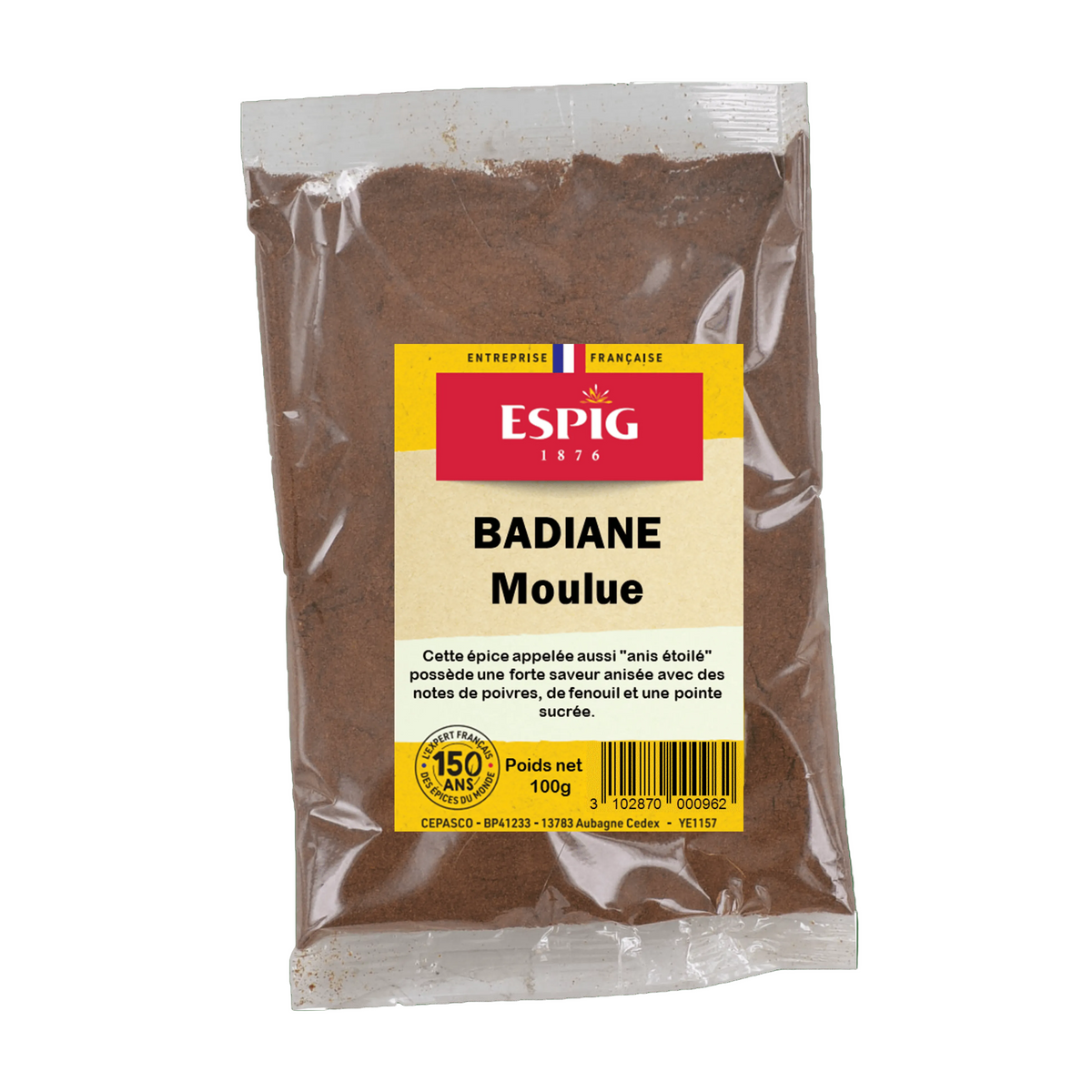 ESPIG - BADIANE MOULUE (ANIS ETOILE) - 100g