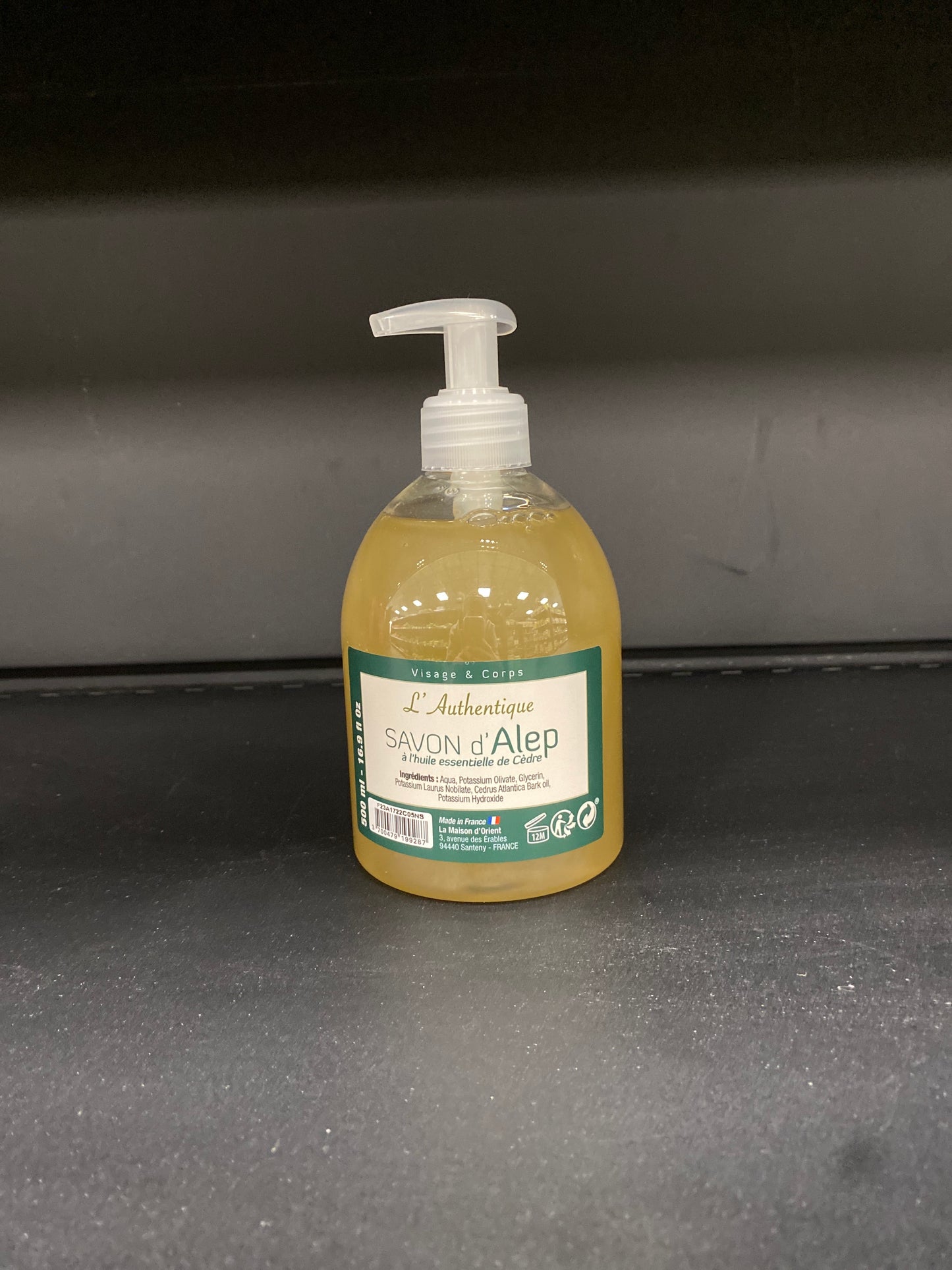 ALEPIA - SAVON ALEP AUTHENTIQUE 15% - 500ml