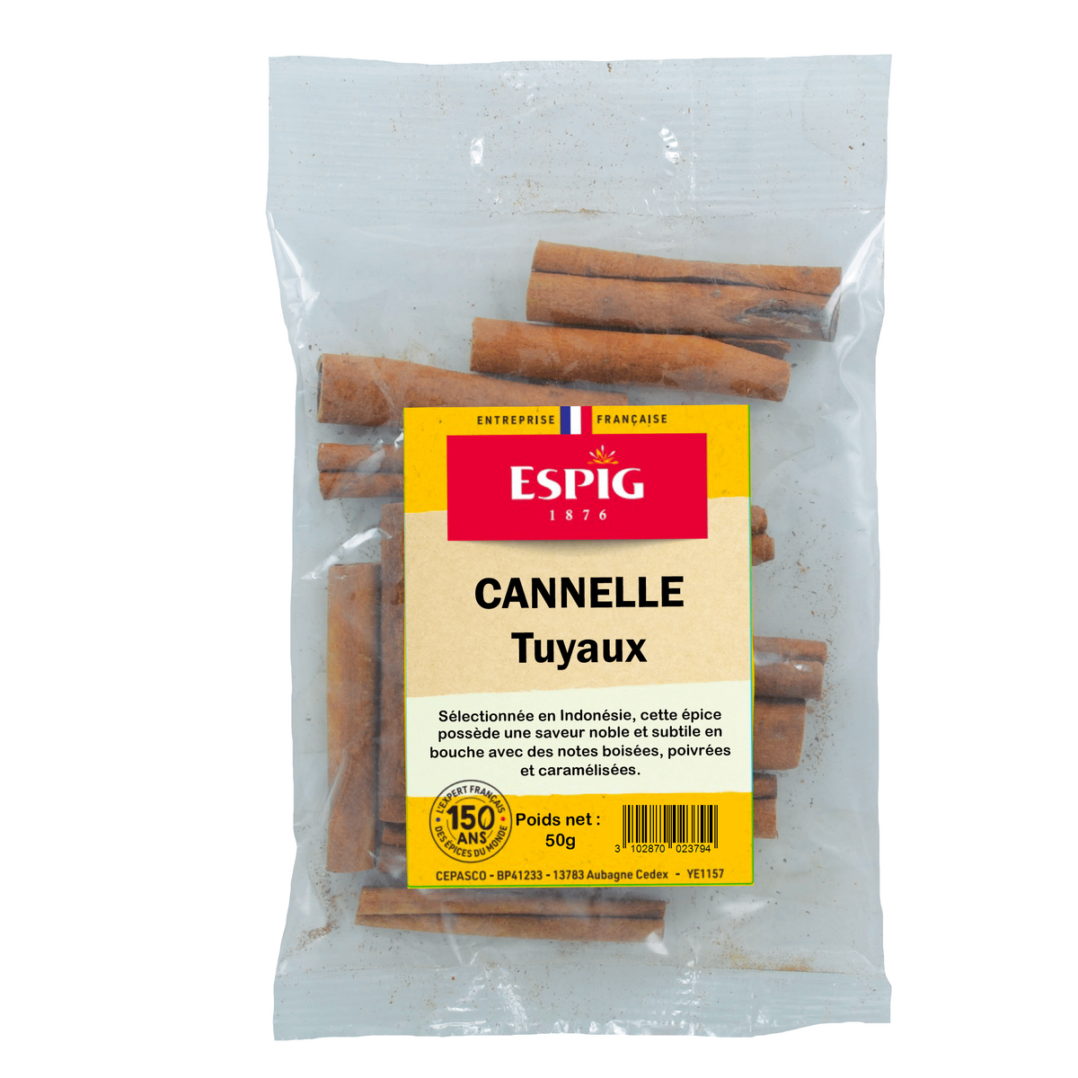 ESPIG - CANNELLE BATONS - 50g