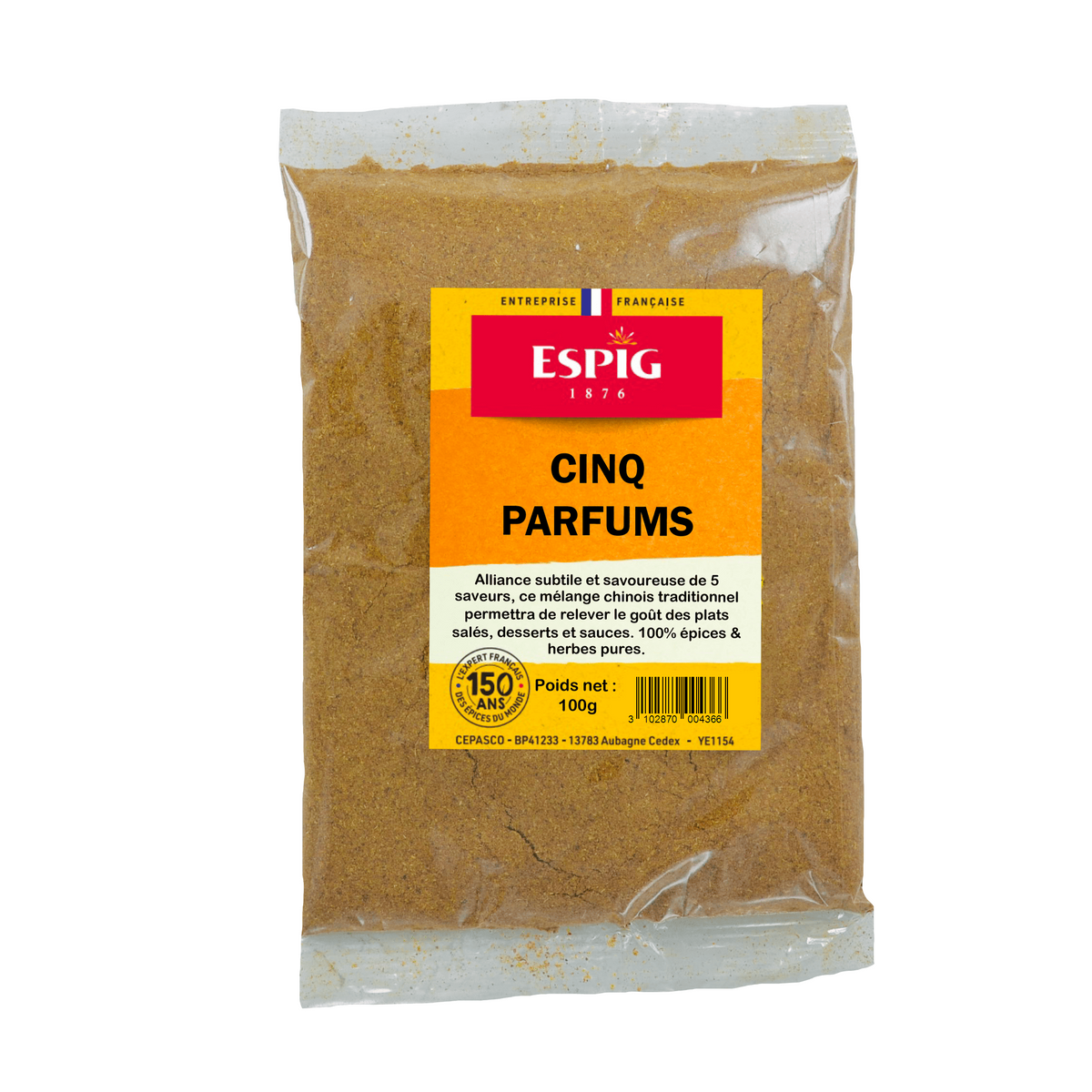 ESPIG - CINQ PARFUMS - 100g