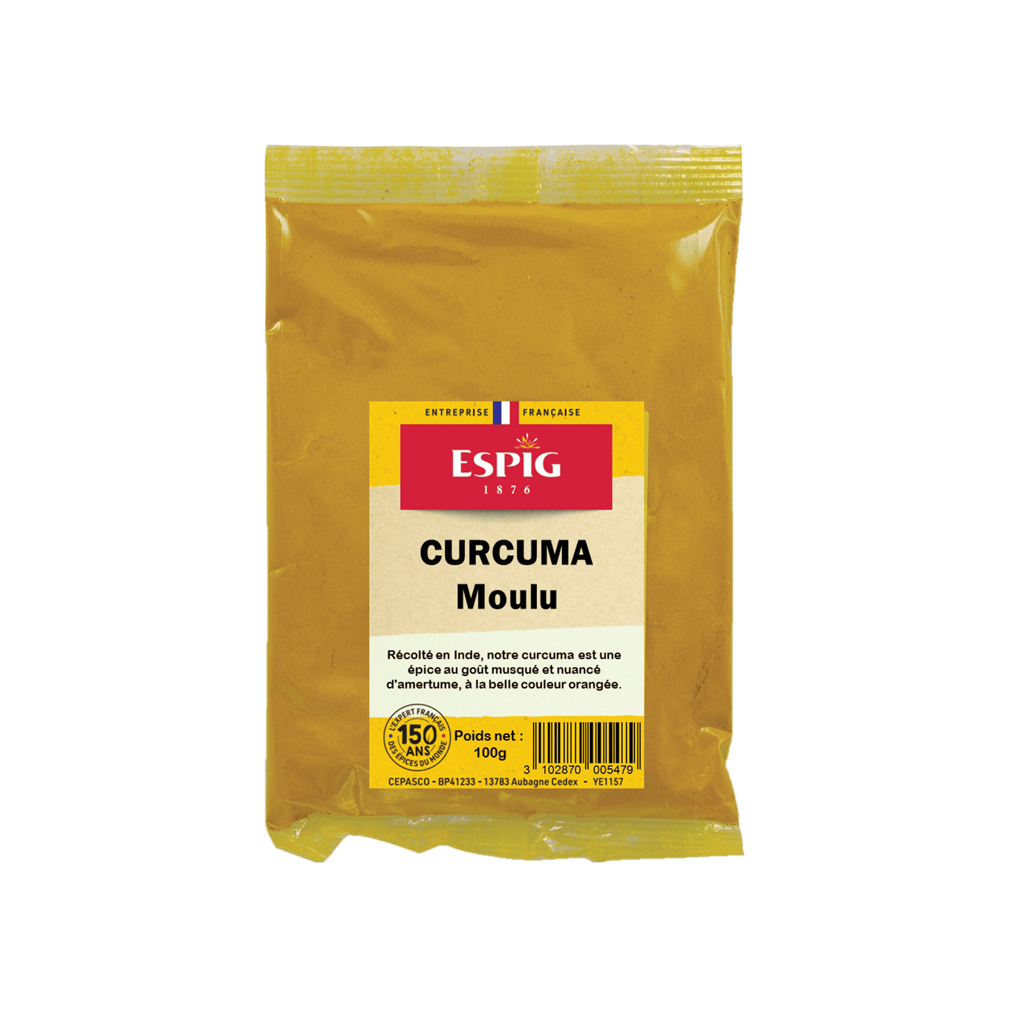 ESPIG - CURCUMA MOULU - 100g
