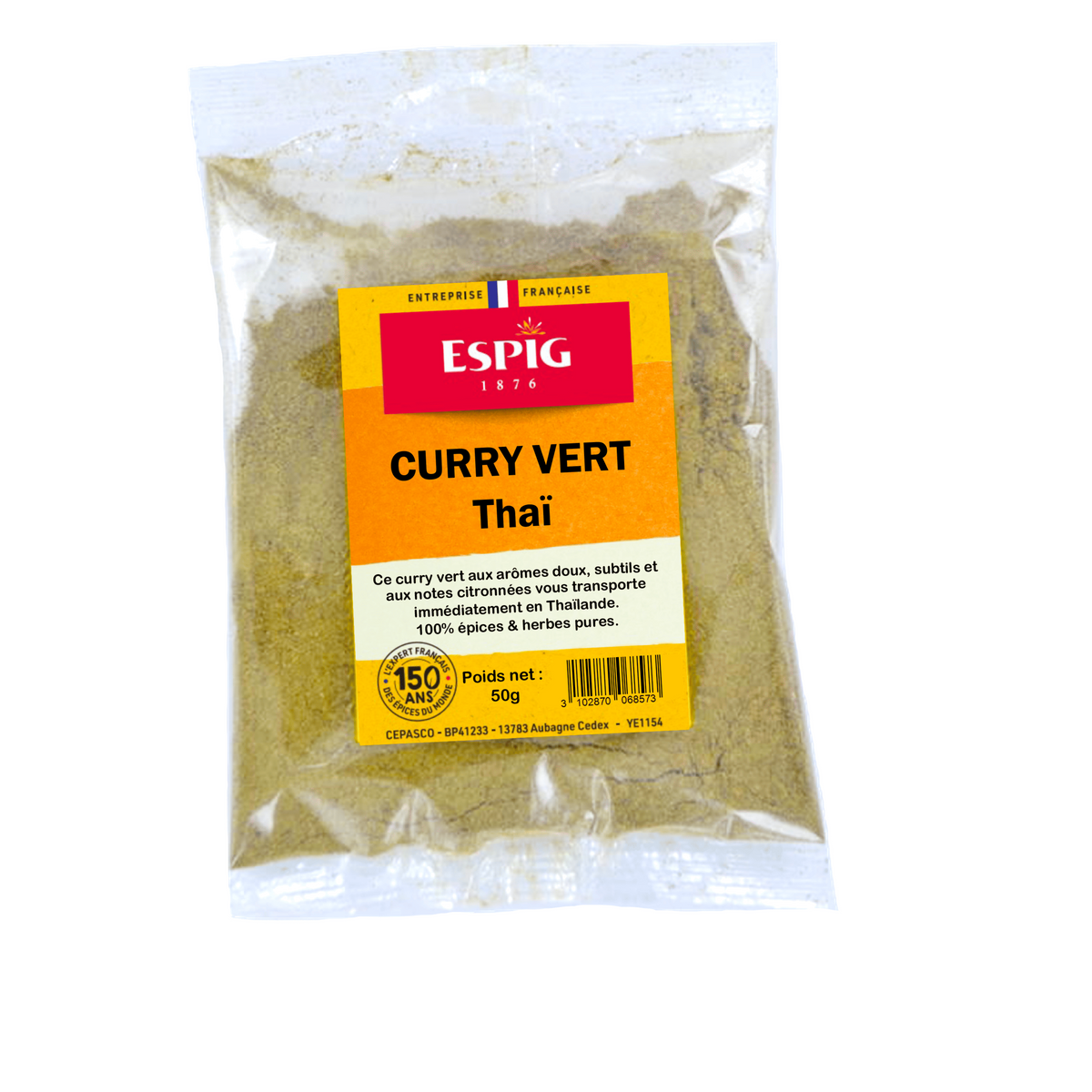 ESPIG - CURRY VERT THAI - 50g