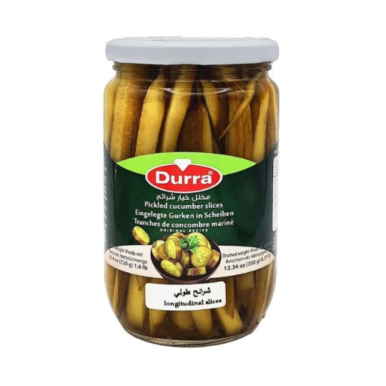 DURRA - CONCOMBRES TRANCHÉS ET MARINÉS - 650g