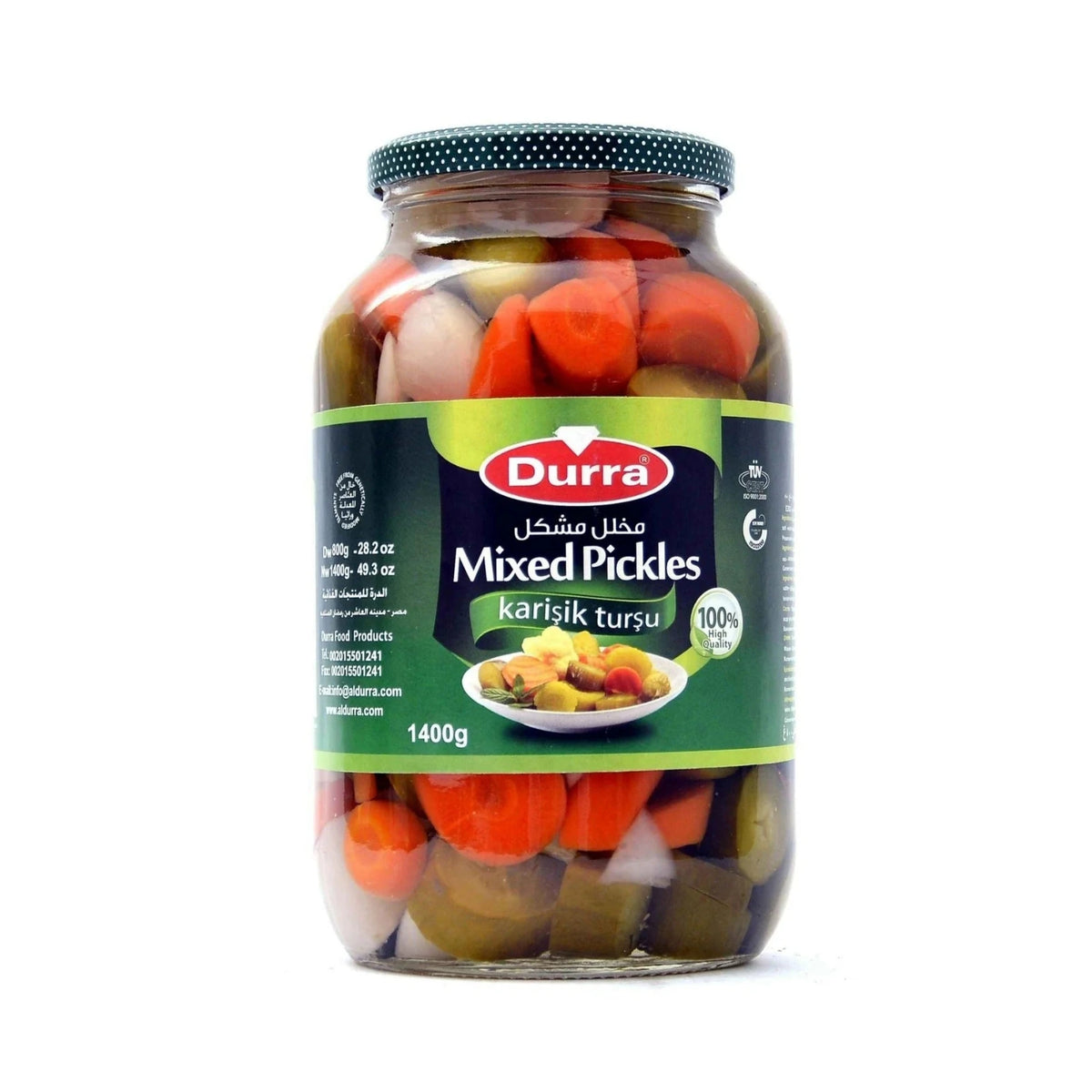 DURRA - LÉGUMES MARINÉS - 1400g