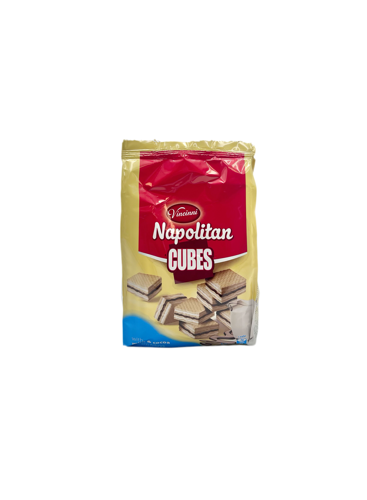VINCINNI - GAUFRETTES LAIT CACAO - 180g