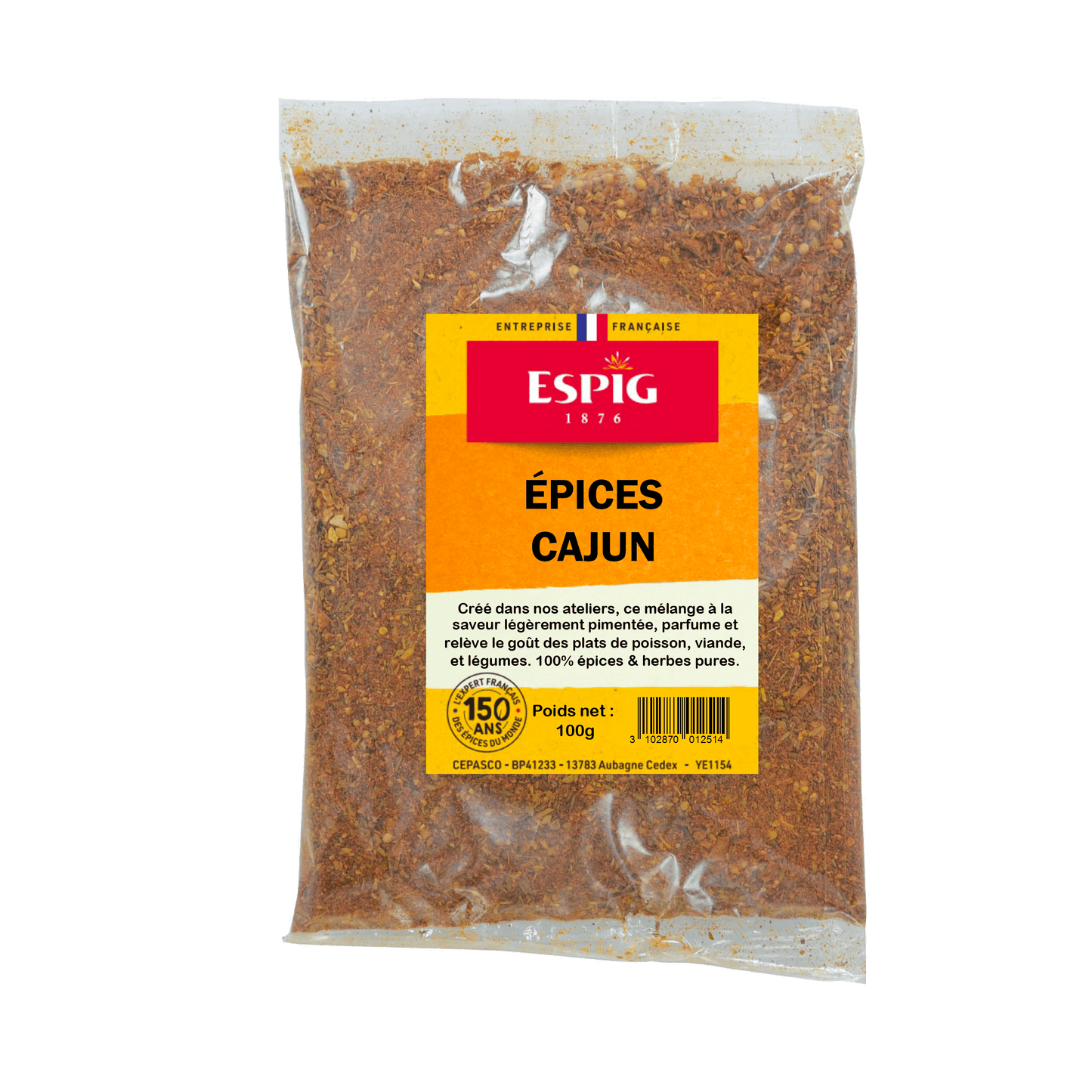 ESPIG - EPICES CAJUN - 100g