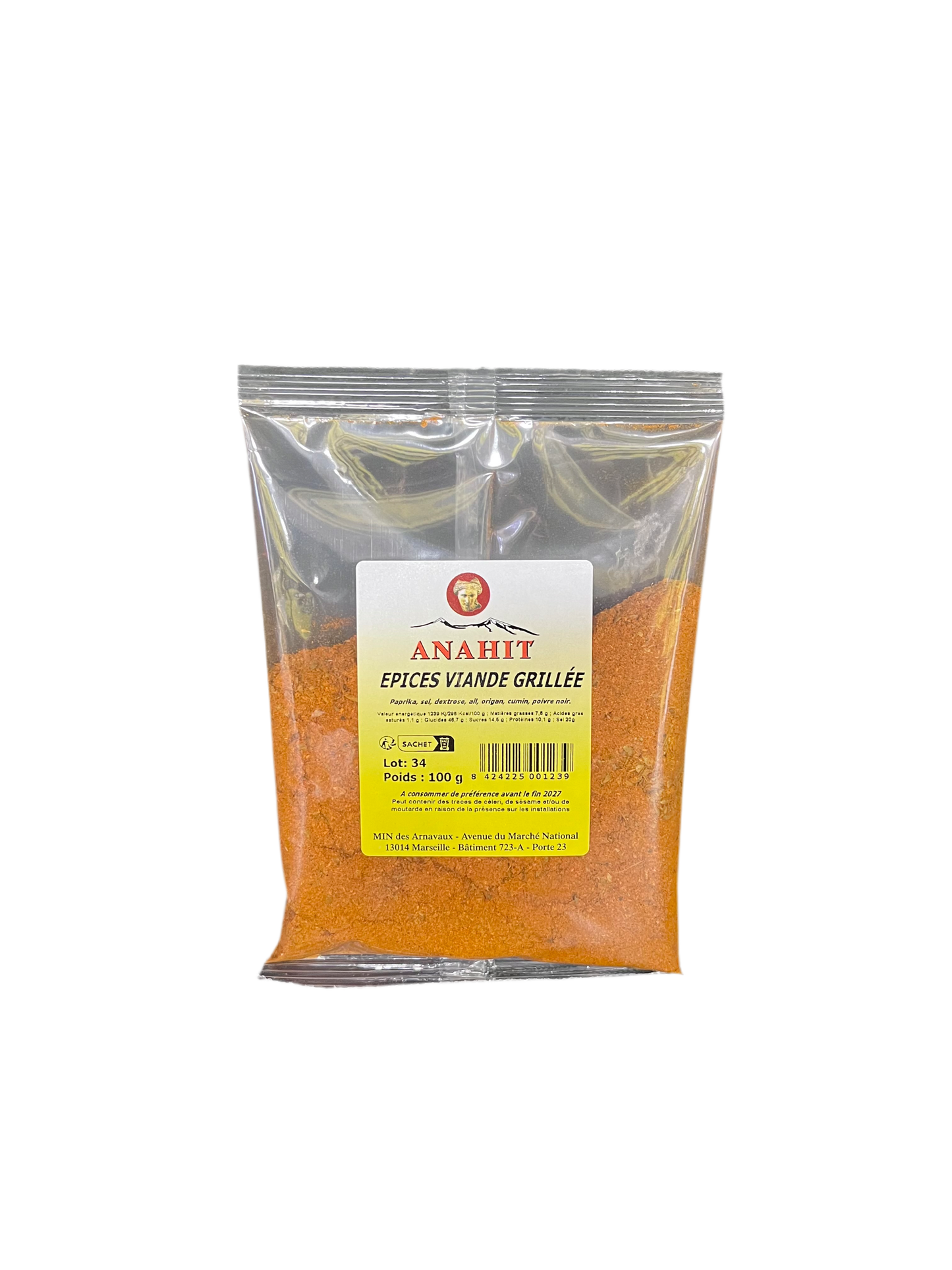 ANAHIT - EPICES VIANDE GRILLÉE - 100g