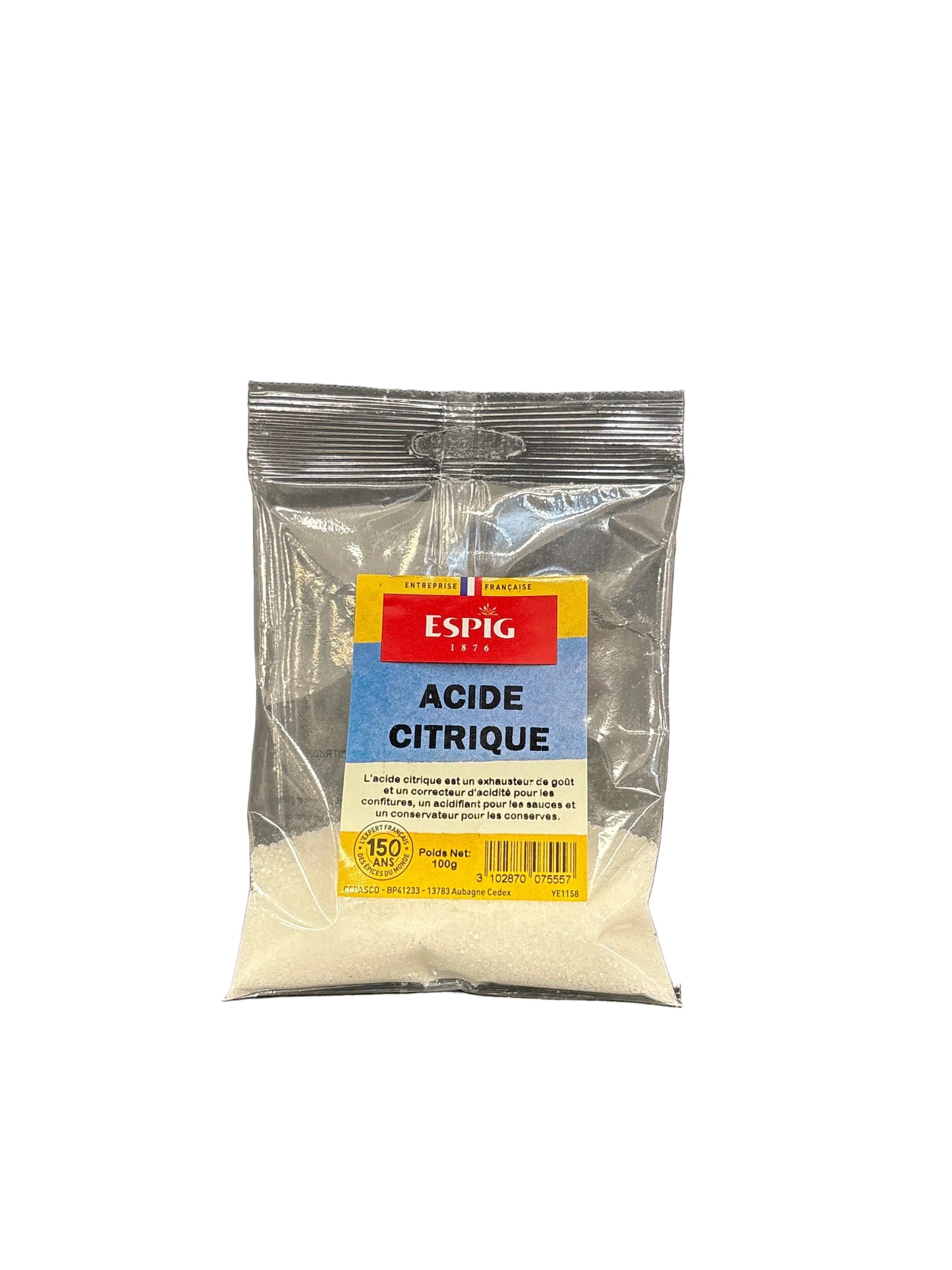 ESPIG - ACIDE CITRIQUE - 100g