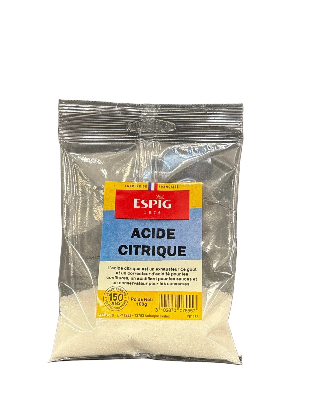 ESPIG - ACIDE CITRIQUE - 100g