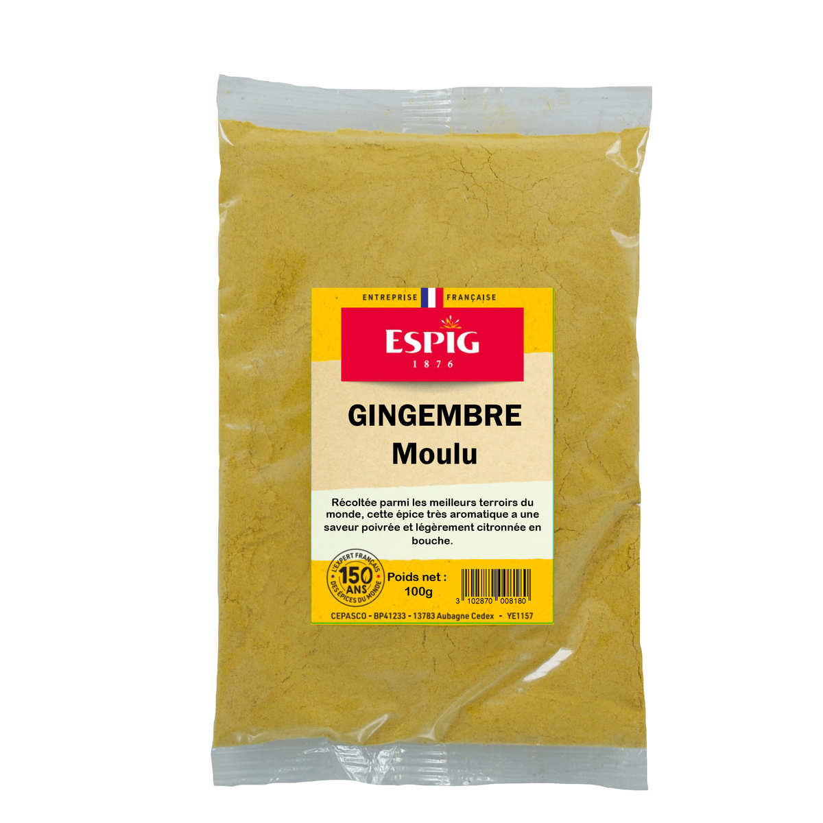 ESPIG - GINGEMBRE MOULU - 100g