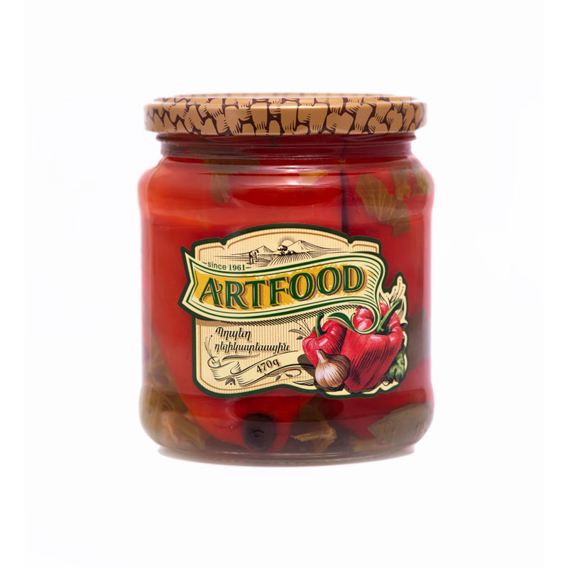 ARTFOOD - POIVRONS ROUGE MARINÉ - 700g