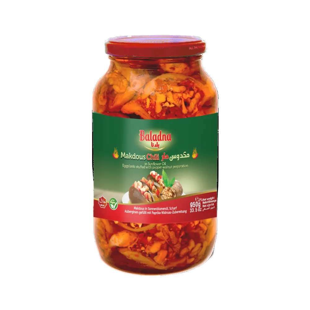 BALADNA - MAKDOUS AU PIMENT - 2900g