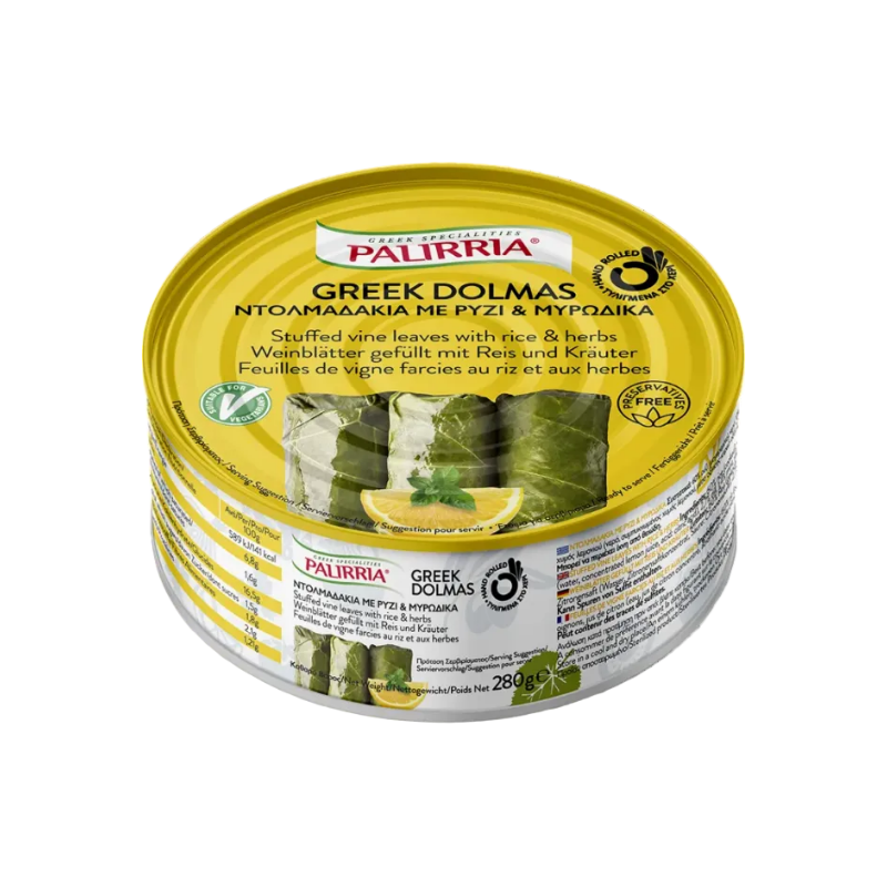 PALIRIA - FEUILLES DE VIGNE FARCIES & CITRON - 280g