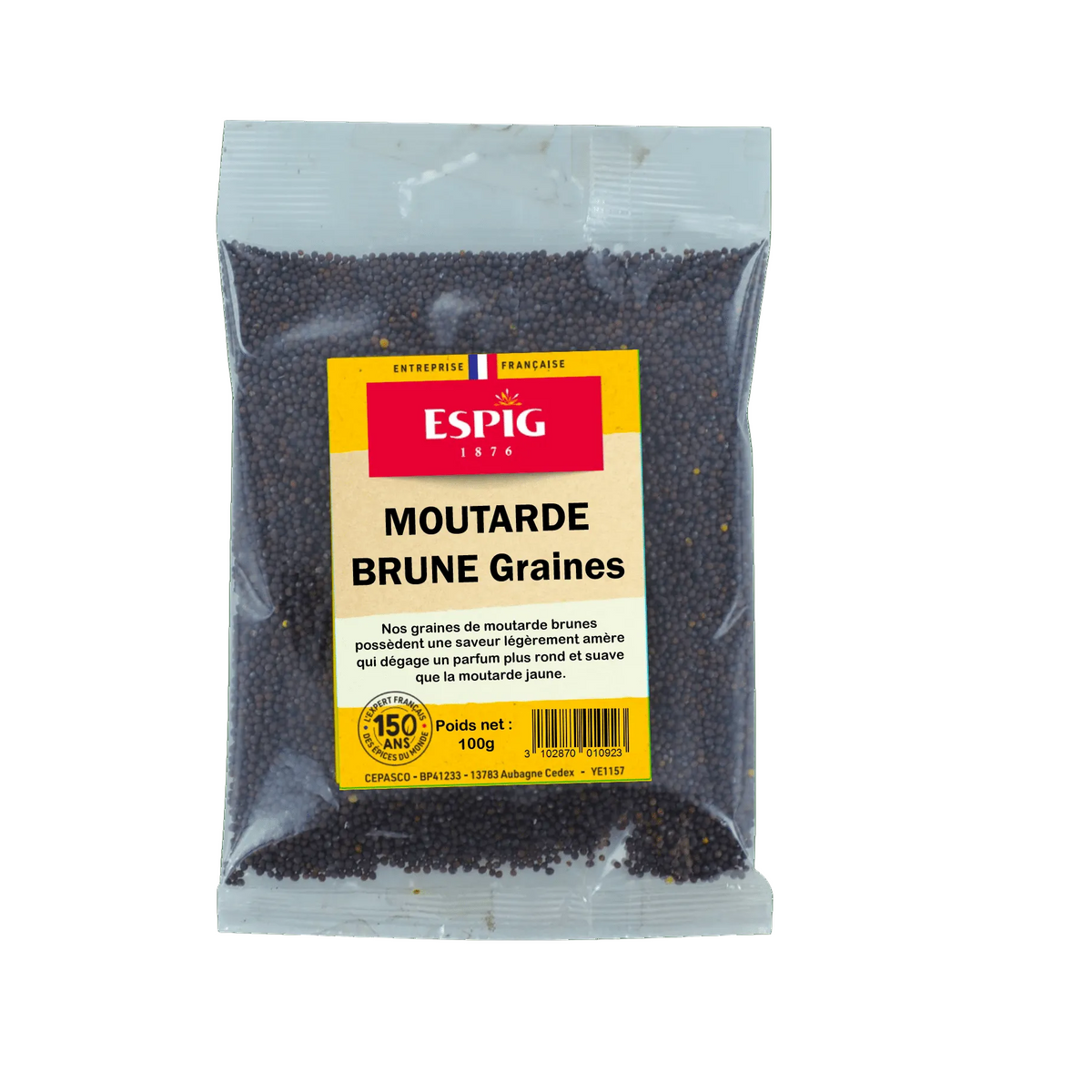 ESPIG - MOUTARDE BRUNE ENTIERE - 100g