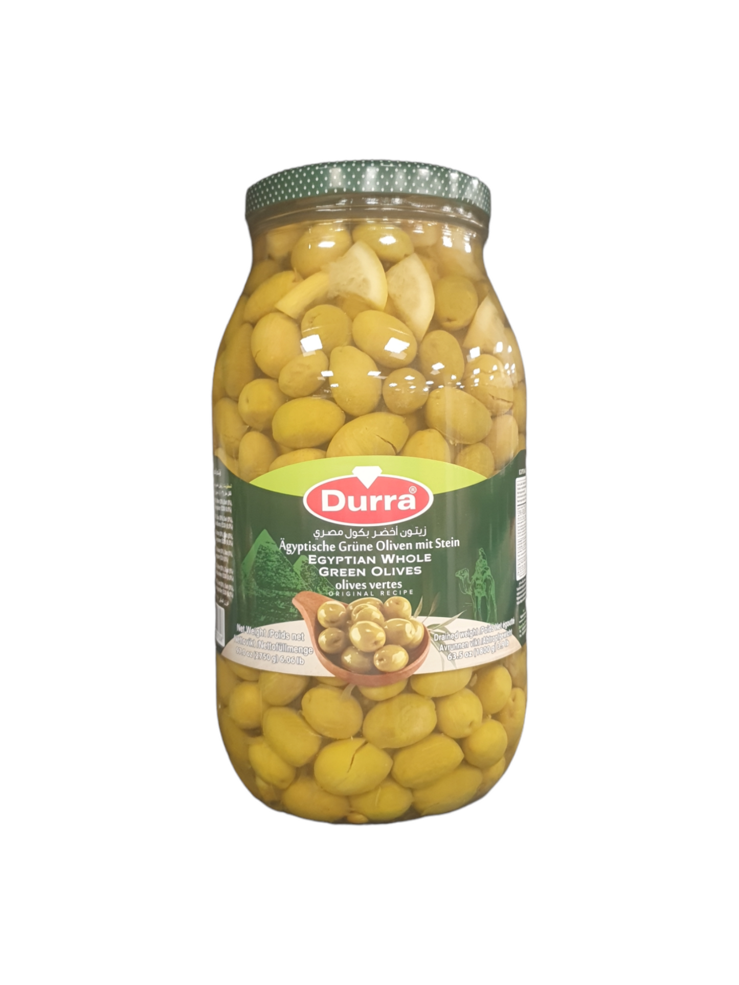 DURRA - OLIVES VERTES ÉGYPTIENNE - 2750g