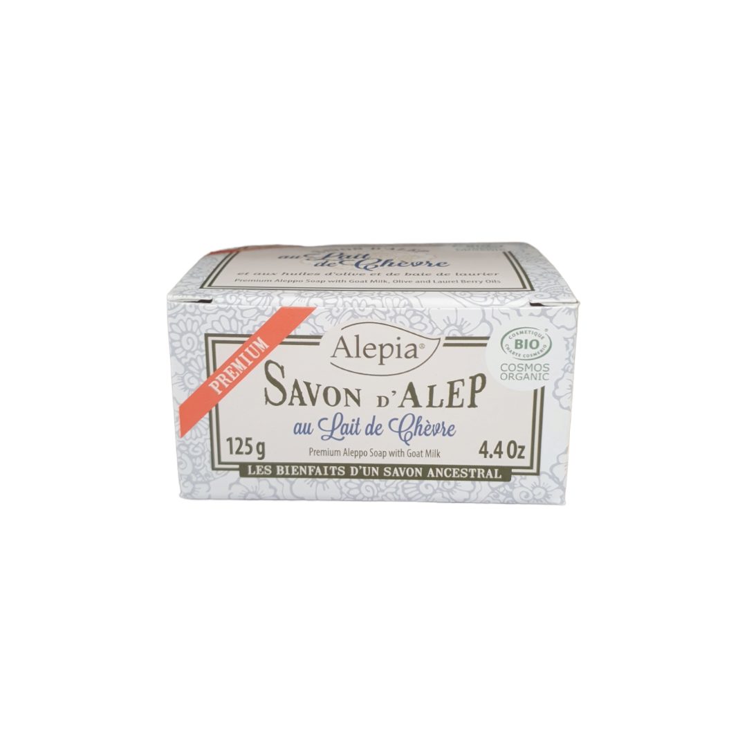 ALEPIA - SAVON PREMIUM LAIT CHÈVRE BIO - 125g