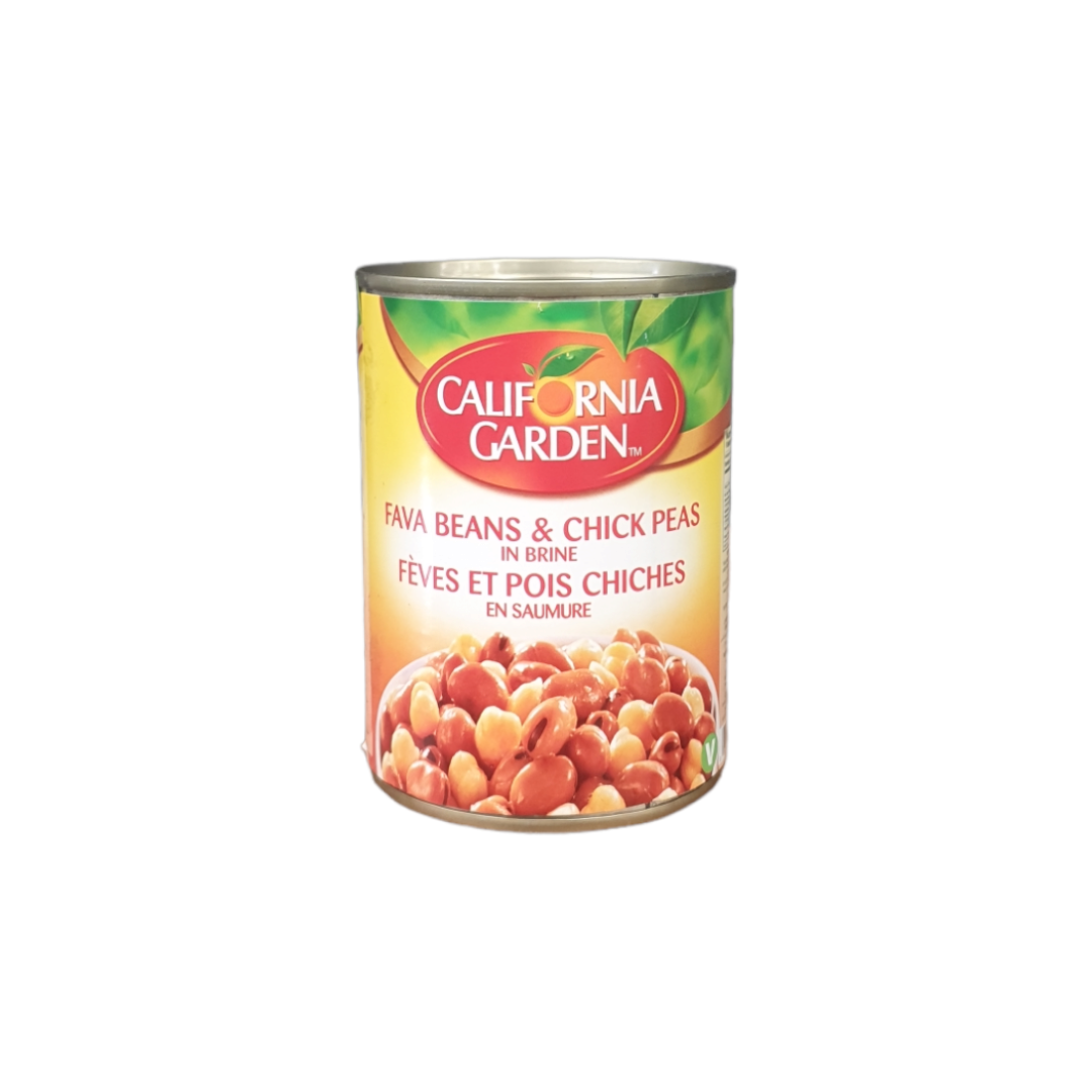 CALIFORNIA GARDEN - FÈVETTES ET POIS CHICHE - 400g