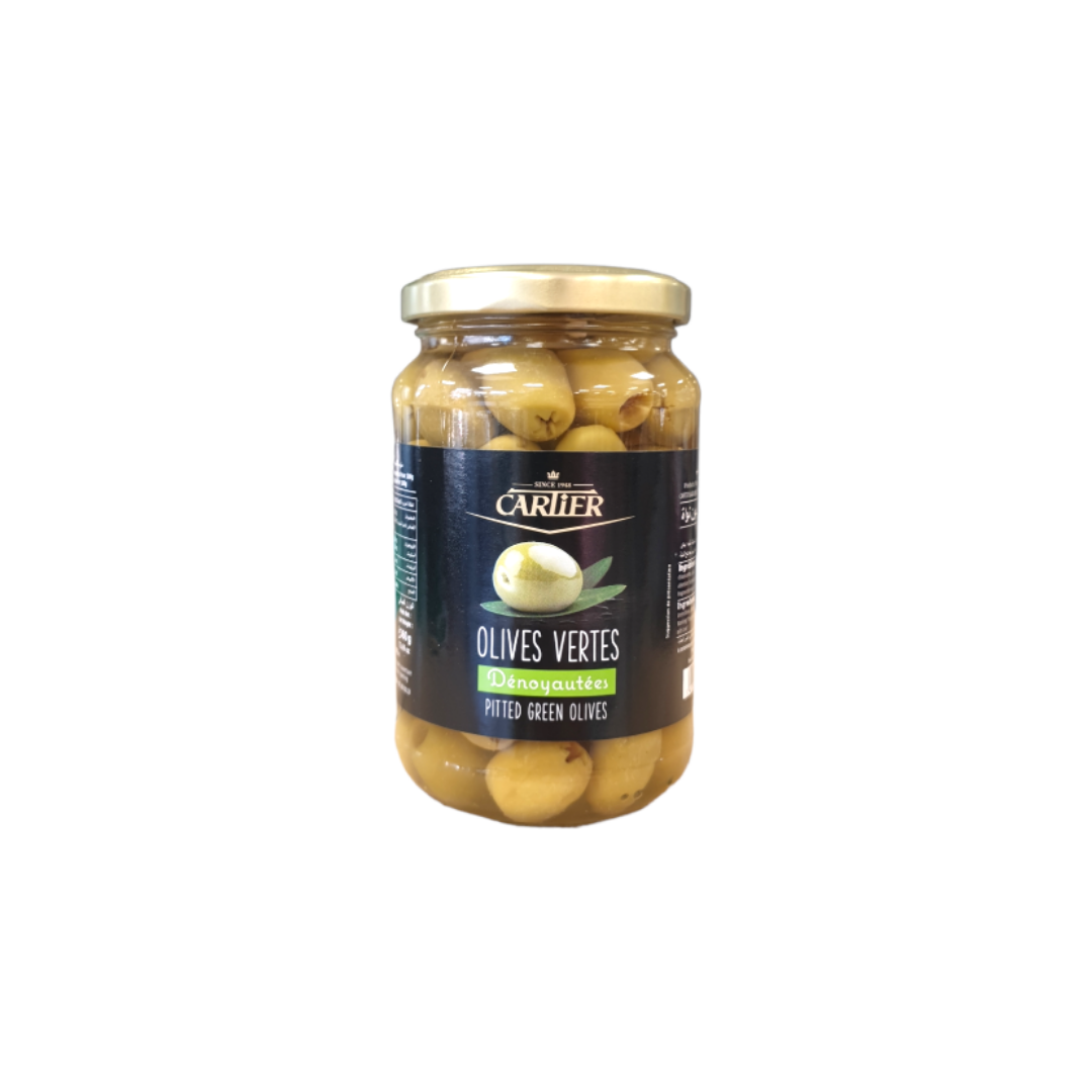 CARTIER - OLIVES VERTES DÉNOYAUTÉES - 370g
