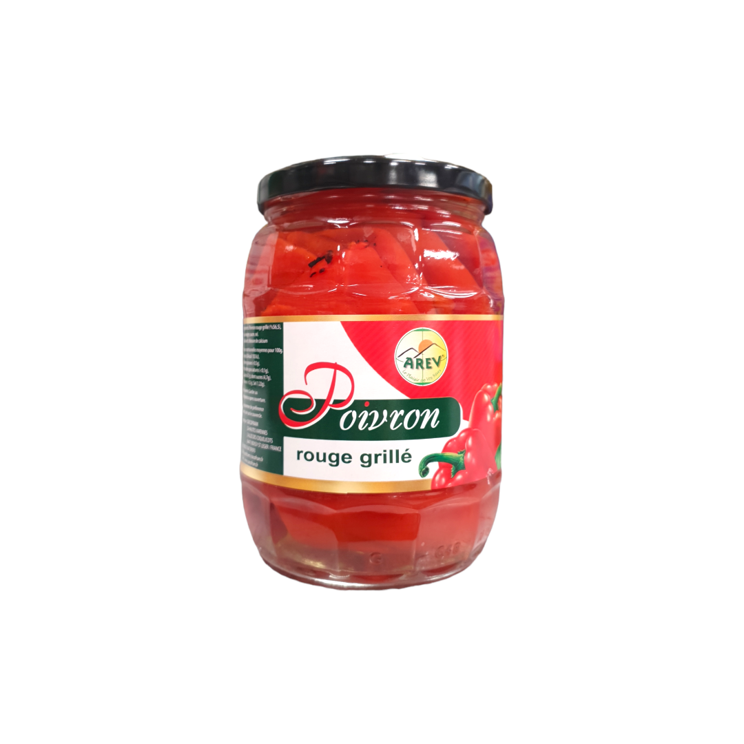 AREV - POIVRON ROUGE GRILLÉ - 690g