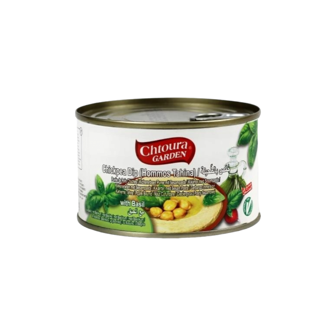 CHTOURA GARDEN - HOUMOUS AU BASILIC - 420g