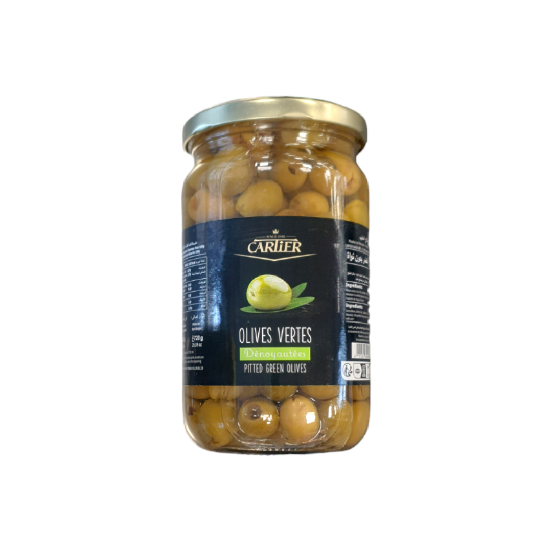 CARTIER - OLIVES VERTES DÉNOYAUTÉES - 720g