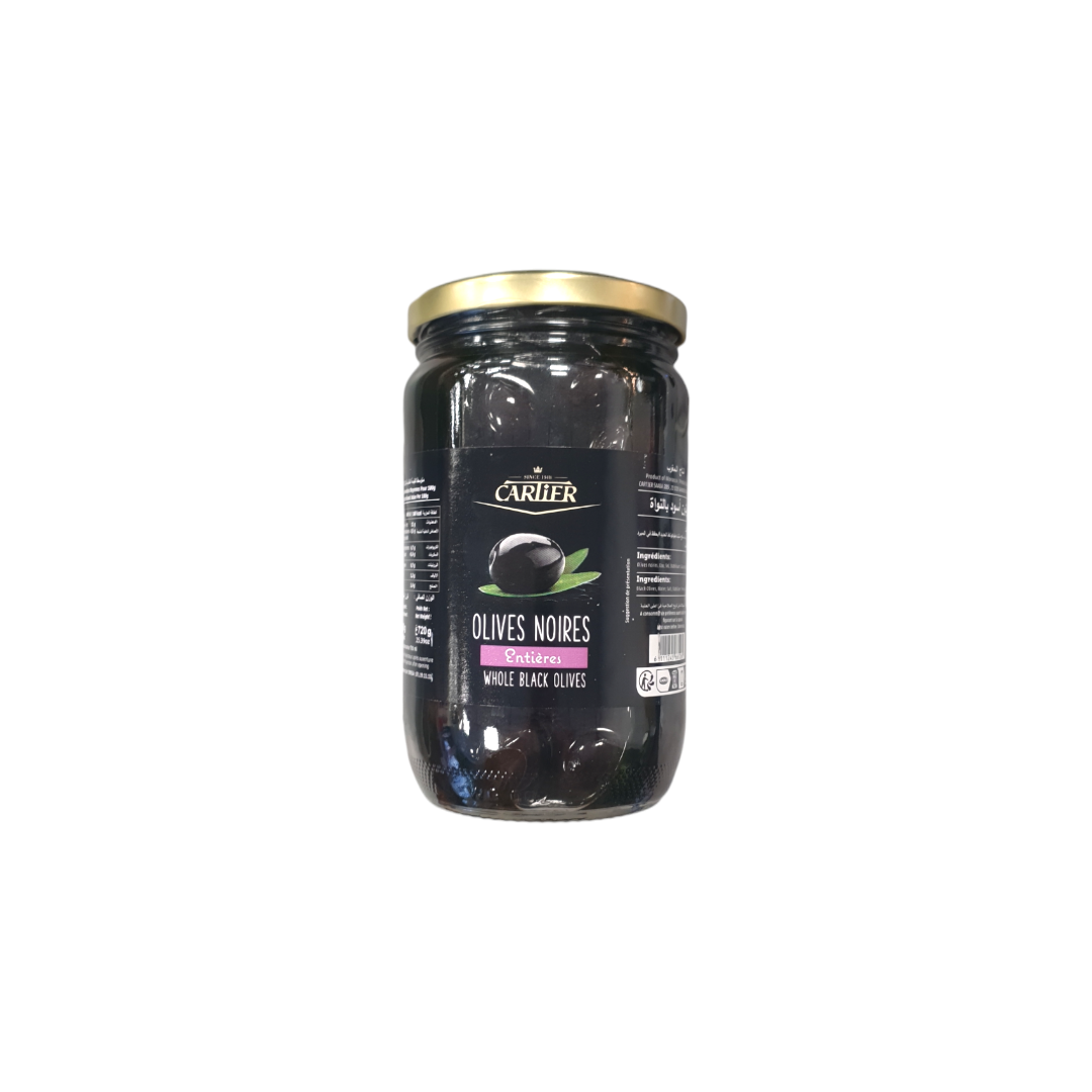 CARTIER - OLIVES NOIRES ENTIÈRES - 720g