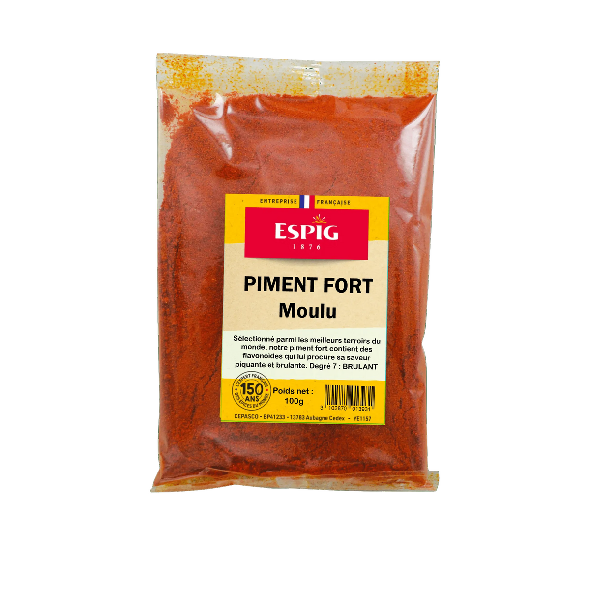 ESPIG - PIMENT FORT MOULU - 100g