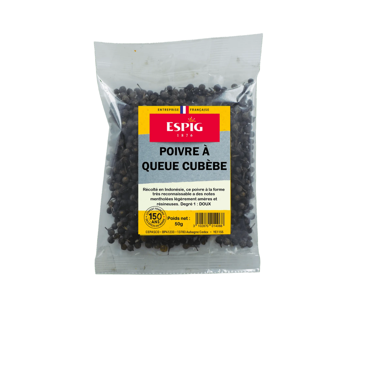 ESPIG - POIVRE A QUEUE ENTIER - 50g
