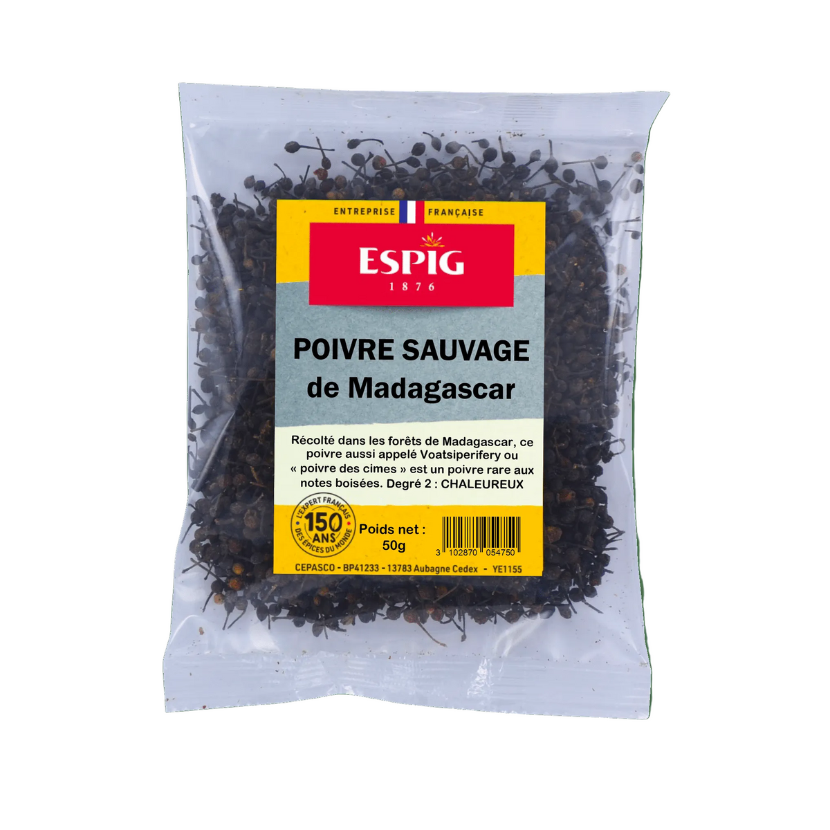 ESPIG - POIVRE SAUVAGE DE MADAGASCAR - 50g