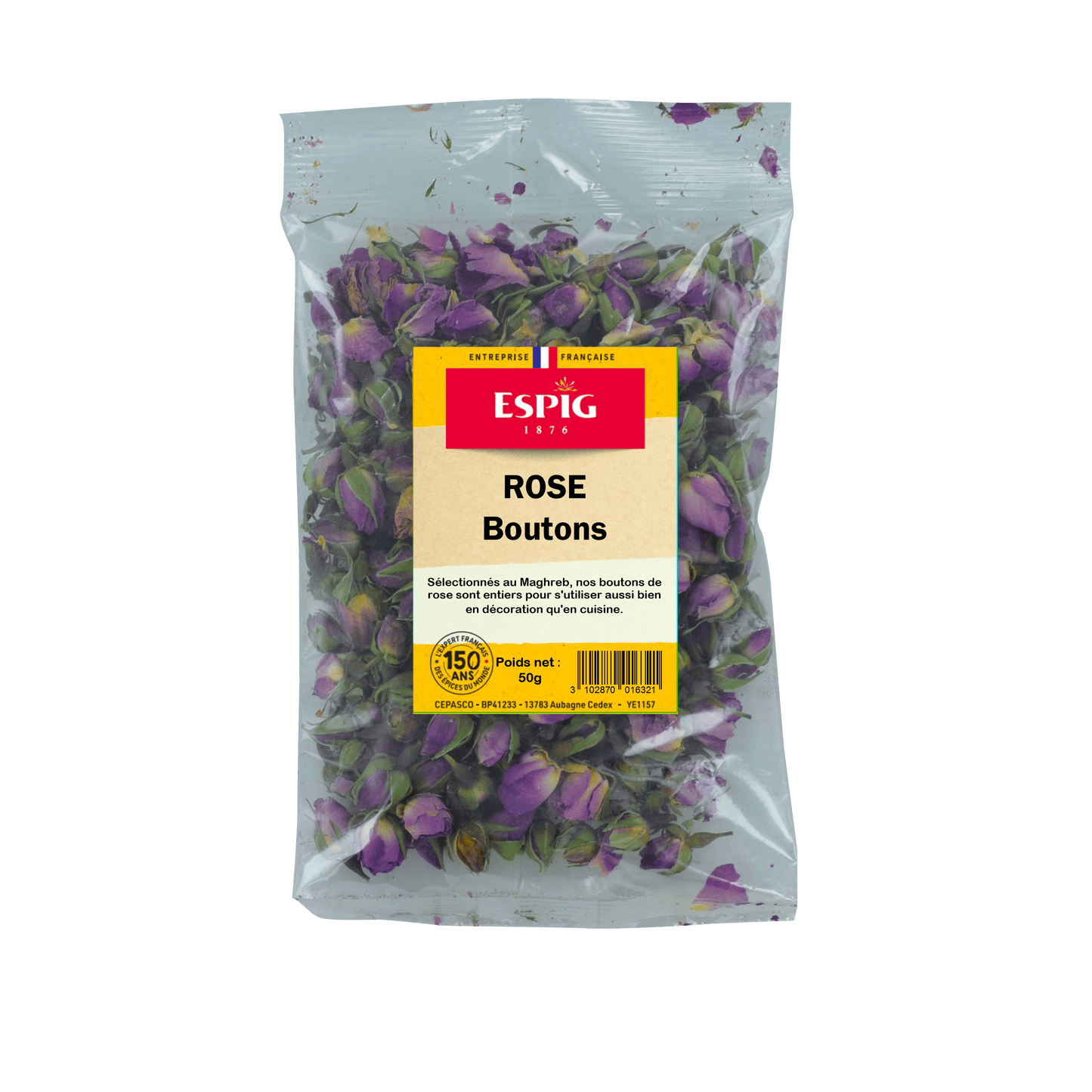 ESPIG - ROSE FLEURS ET BOUTONS - 50g