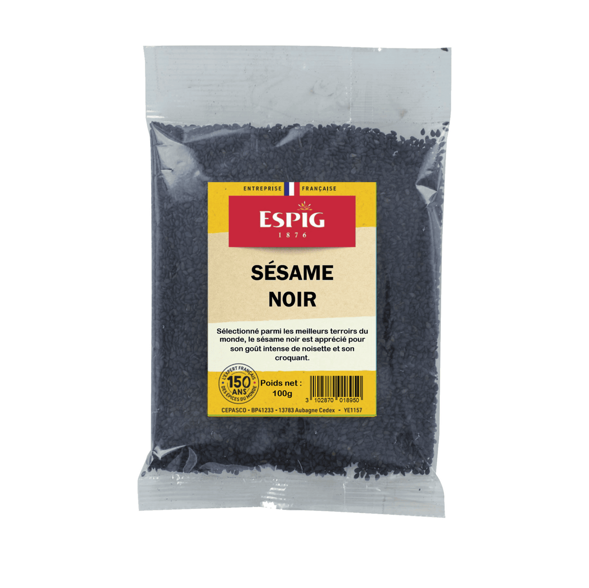 ESPIG - SESAME NOIR ENTIER - 100g