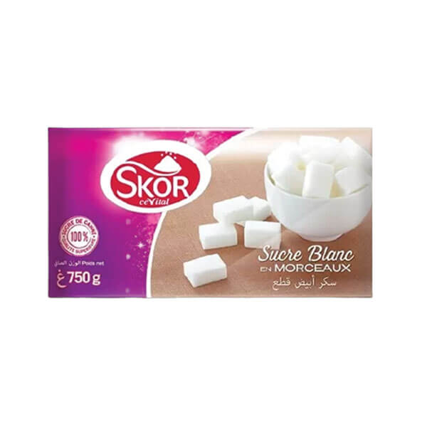 SKOR - SUCRE MORCEAUX - 750g