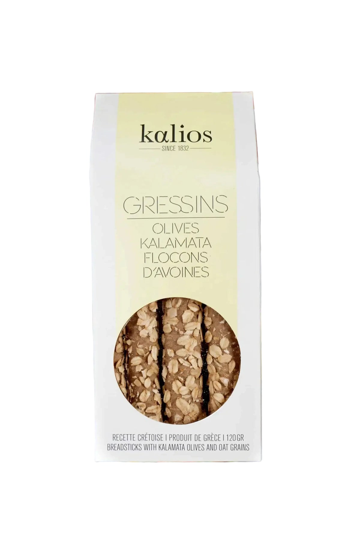 KALIOS - GRESSINS OLIVES - 120g