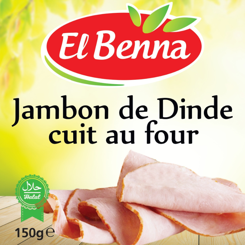 EL BENNA - JAMBON DINDE FOUR - 150g