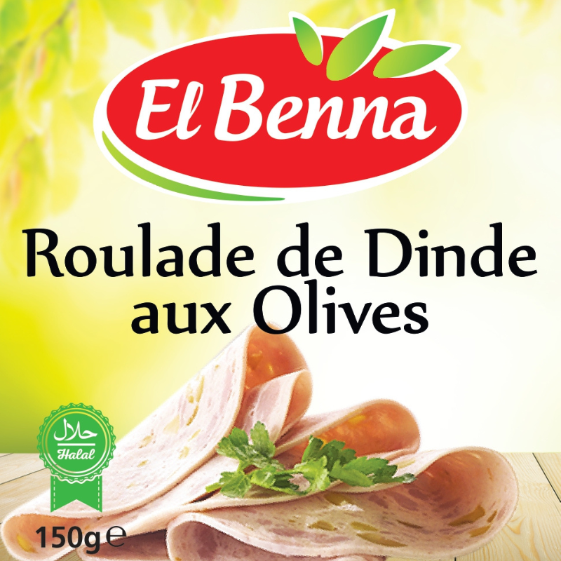 EL BENNA - ROULADE DINDE OLIVES - 150g