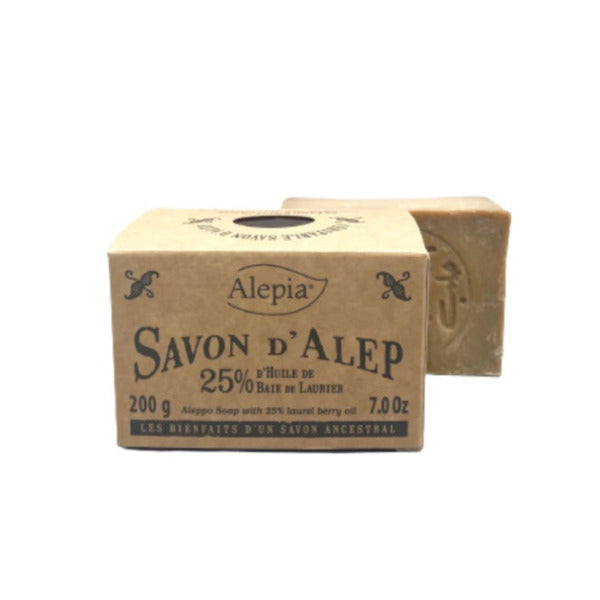 ALEPIA - SAVON D'ALEP AUTHENTIQUE 25% - 200g