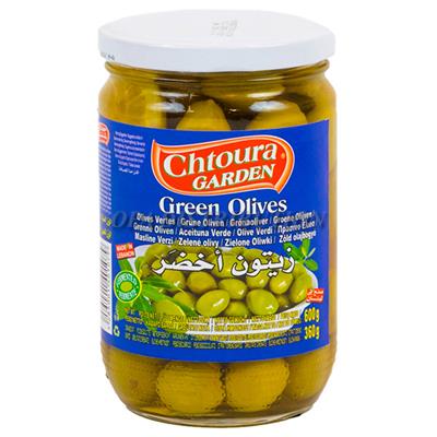 CHTOURA GARDEN - OLIVES VERTES - 600g