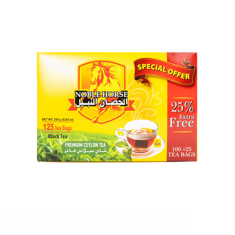 NOBLE HORSE - CEYLON BLACK TEA - 125 sachets