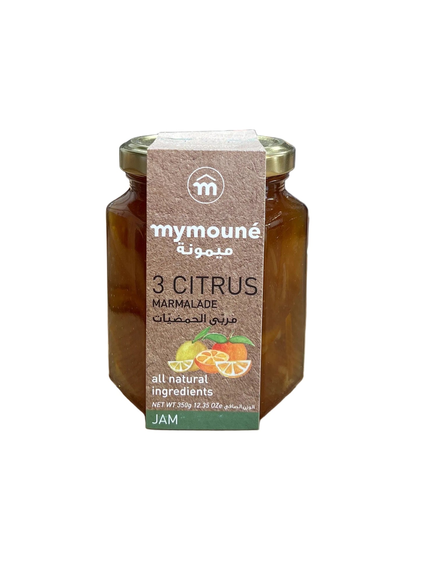MYMOUNE - MARMELADE AUX 3 AGRUMES - 350gr