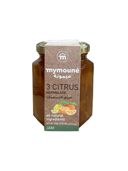 MYMOUNE - MARMELADE AUX 3 AGRUMES - 350gr