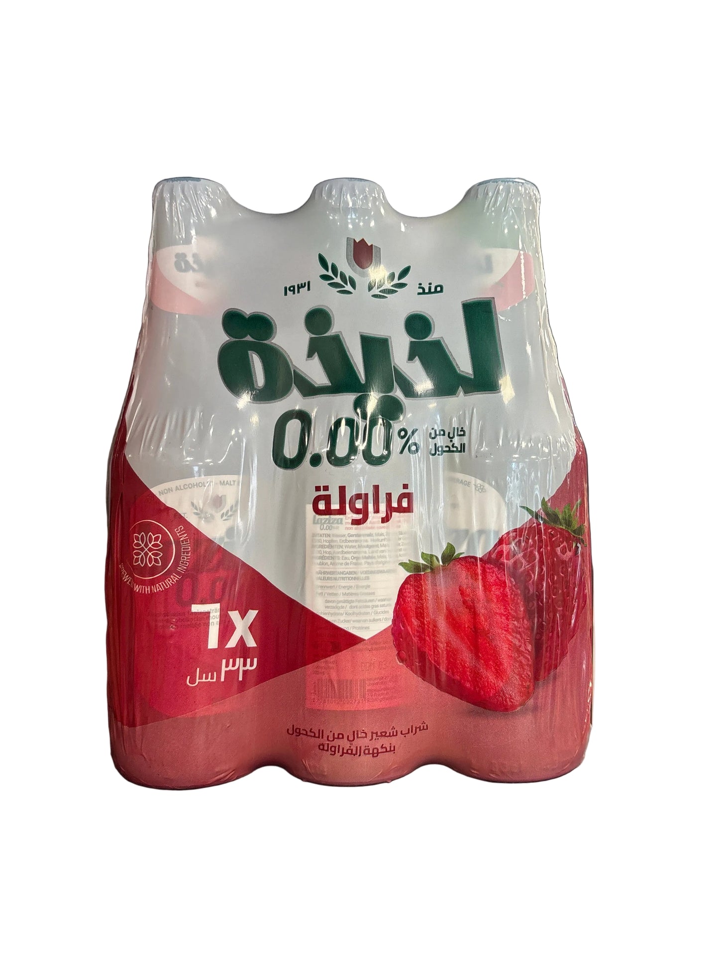 LAZIZA - FRAISE - 33cl X6