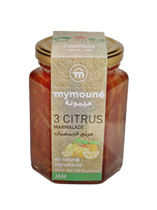 MYMOUNE - MARMELADE AUX 3 AGRUMES - 350gr
