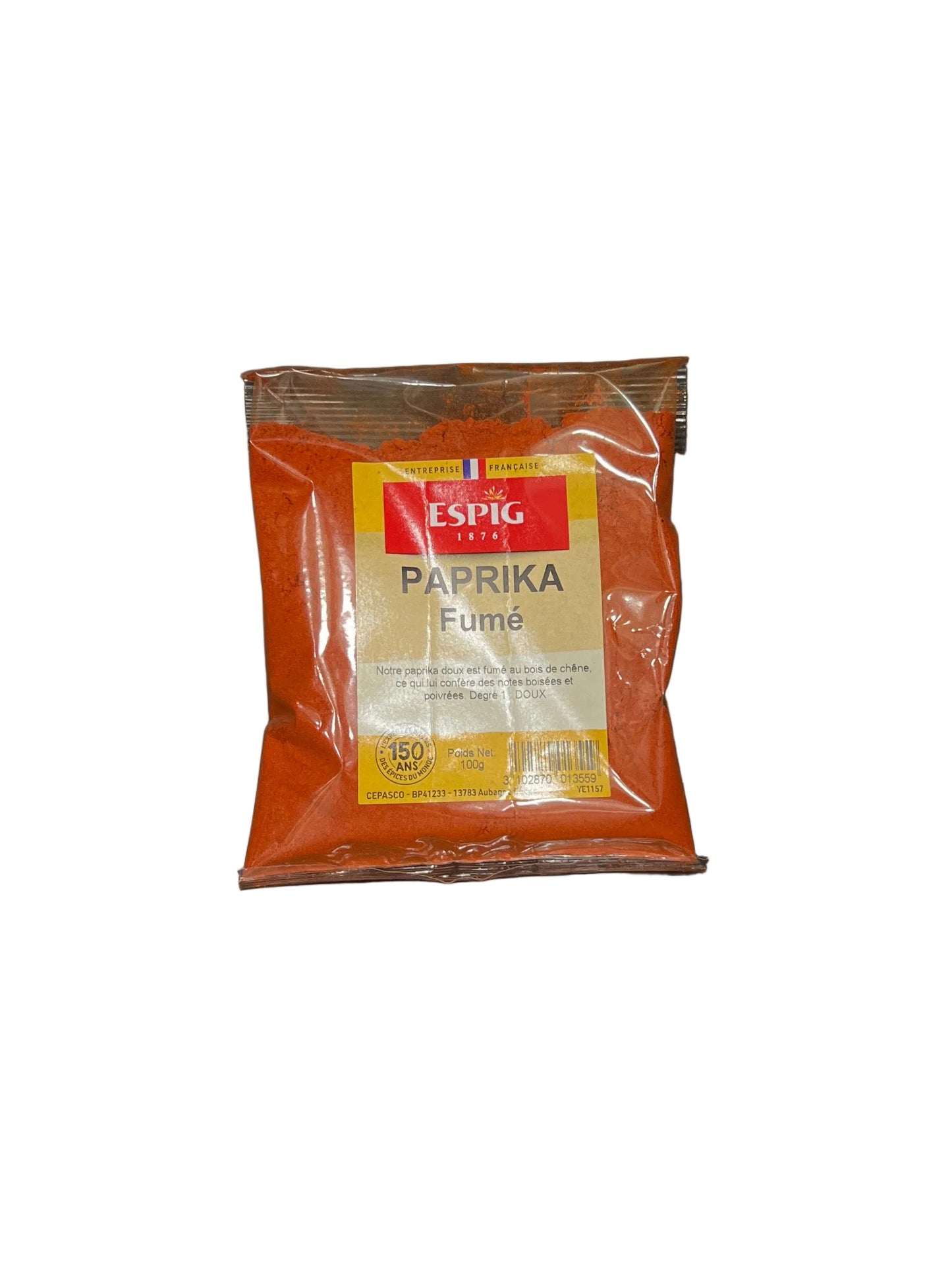 ESPIG - PAPRIKA FUME MOULU - 100g